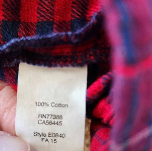 Madewell Women Short Sleeve Plaid Dress Size XSmall Red Blue Cotton Summer - Picture 4 of 6